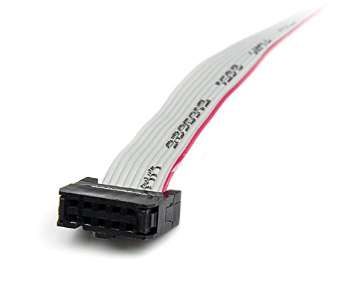 StarTech.com 1 Port 16-Inch DB9 Serial Port Bracket to 10 Pin Header - Low Profile (PLATE9M16LP) (Pack of 2) 1 Count (Pack