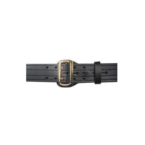 BOSTON LEATHER Sam Browne Belt, Four-Row Stitched, 2 1/4" Wide