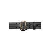 BOSTON LEATHER Sam Browne Belt, Four-Row Stitched, 2 1/4" Wide