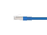 Monoprice Cat6A Blue Double-Shielded (S/FTP) 26AWG Pure Bare Copper Molded RJ45 Patch Cable