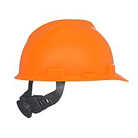 MSA V-Gard Cap Style Safety Hard Hat with Fas-Trac III Ratchet Suspension