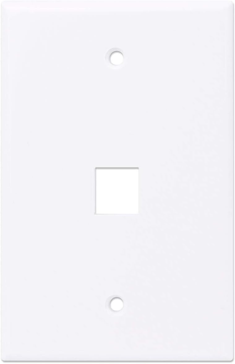 INTELLINET 1-Outlet Keystone Wall Plate