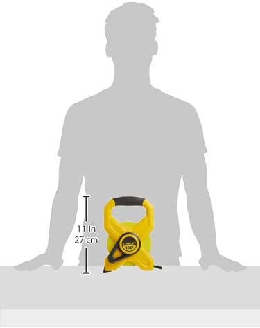 BLACK+DECKER 100 Ft Open Reel Fiberglass Tape Measure, 1/2 in (680-34-790)