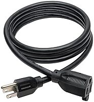Tripp Lite Heavy-Duty Power Extension Cord, 14 AWG, 15A, 120V, NEMA 5-15P to NEMA 5-15R