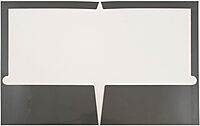 JAM PAPER Laminated Two-Pocket Glossy Presentation Folders - Letter Size