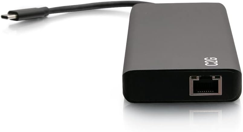 USB-C 9-in-1 Dual Display Docking Station with HDMI, Ethernet, USB, 3.5mm Audio and Power Delivery up to 60W