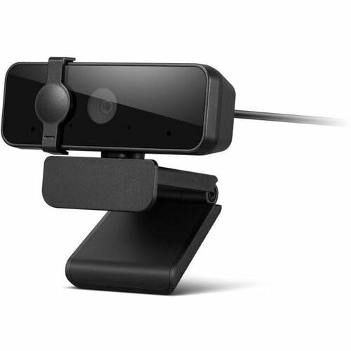 Lenovo Essential Webcam - 30 fps - Black - USB 2.0 Type A - Full HD - 1920 x 1080 Video - 85° Angle - Tripod Mount