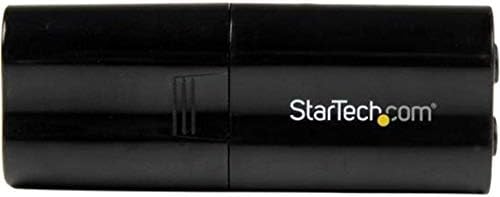 StarTech.com USB Sound Card - 3.5mm Audio Adapter - External Sound Card - Black - External Sound Card, TAA (ICUSBAUDIOB)