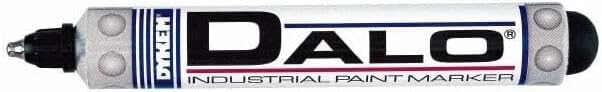 DALO Industrial Paint Marker, Black, Medium Tip