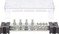 Blue Sea PowerBar 1000 - 8 x 3/8" Studs w/Cover, 1000A