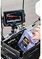 RAILBLAZA Gear Hub Kayak Fishing Crate - with 4 Internal Rod Holders, Storage for 8 TackleBoxes