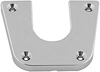 TACO Stainless Steel Side Mount Receptor for Table Pedestal System, Removable Bracket