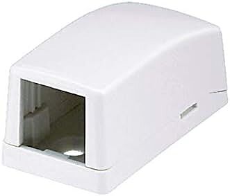 Panduit CBX1WH-A 1-Port Surface Mounting Box for LD3/LDP3/LDS3, White