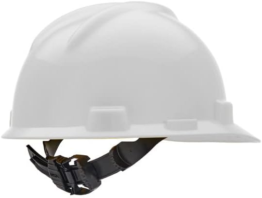 MSA V-Gard Cap Style Safety Hard Hat Suspension | Polyethylene Shell, Superior Impact Protection