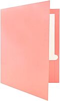 JAM PAPER Laminated Two-Pocket Glossy Presentation Folders - Letter Size
