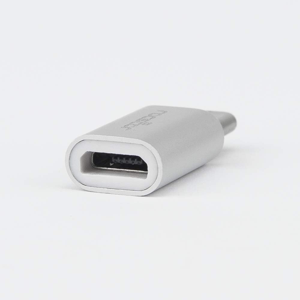Rocstor Micro USB/Data Transfer Adapter - Type C Male USB - Type B Female Micro USB - White Female Slim Adapter White