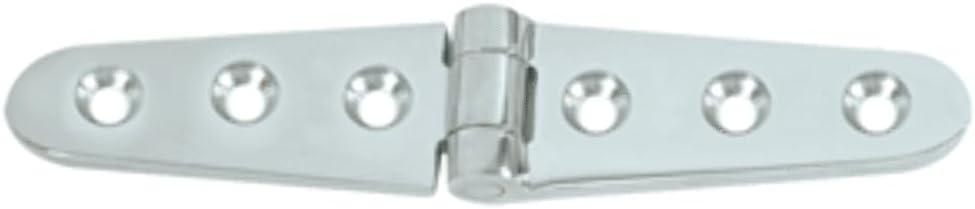 Whitecap 3430BP Nylon Side Mount/Slide Deck Hinge for 0.850 Track - Black, Pair