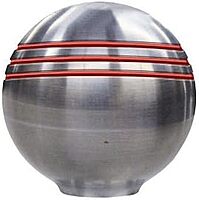 Schmitt Marine Throttle Knob - 1-7/8" - Red Grooves
