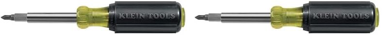 Klein Tools 10-in-1 Multi Tool - Multi-Bit Screwdriver/Nut Driver, Industrial Strength Bits, Phillips, Slotted