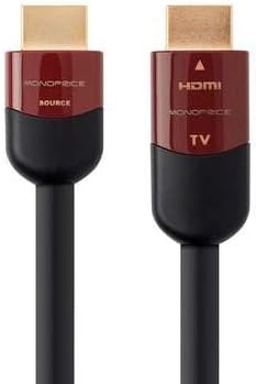 Monoprice 4K High Speed HDMI Cable - 18Gbps Active CL2 In-Wall Rated