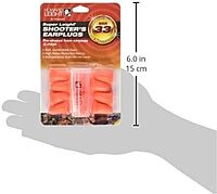Howard Leight Super Leight Disposable Foam Shooting Earplugs, 5-Pairs (R-84133) (Pack of 2) Orange 5 Count (Pack of 2)
