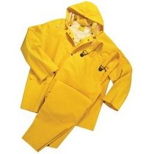 Rainsuit, PVC/Polyester, Yellow, 3X-Large