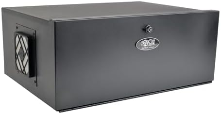 TRIPP LITE 5U Security DVR Lockbox Rack Enclosure 60lb Capacity, Black (SRDVRLB)