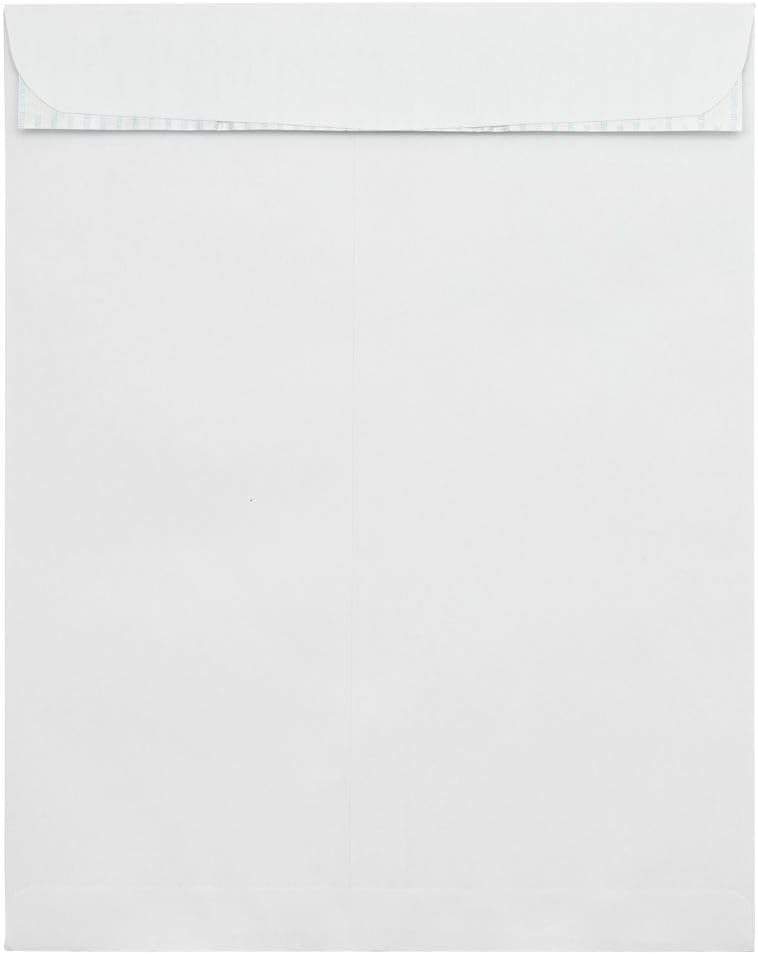 JAM PAPER Open-End Catalog Envelopes - White