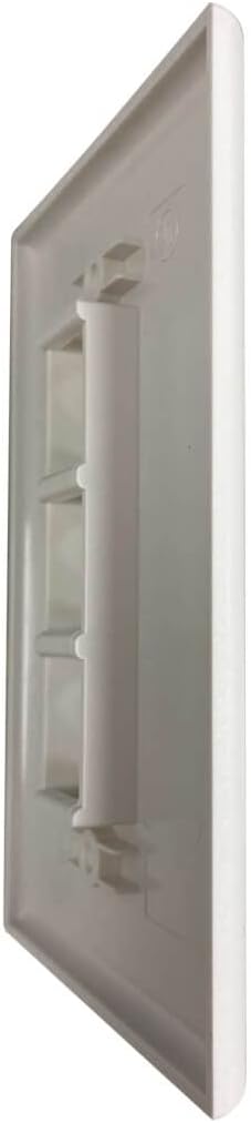 Tripp Lite Safe-IT Single-Gang Keystone Wall Plate, Ivory