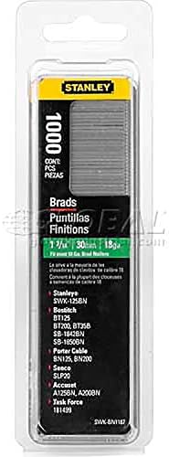 Stanley SWKBN1250 1,000 Units 1-1/4-Inch Brad Nails