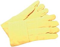 Anchor Brand High Heat Wool-Lined Gloves, Thermaleather, Brown, Large