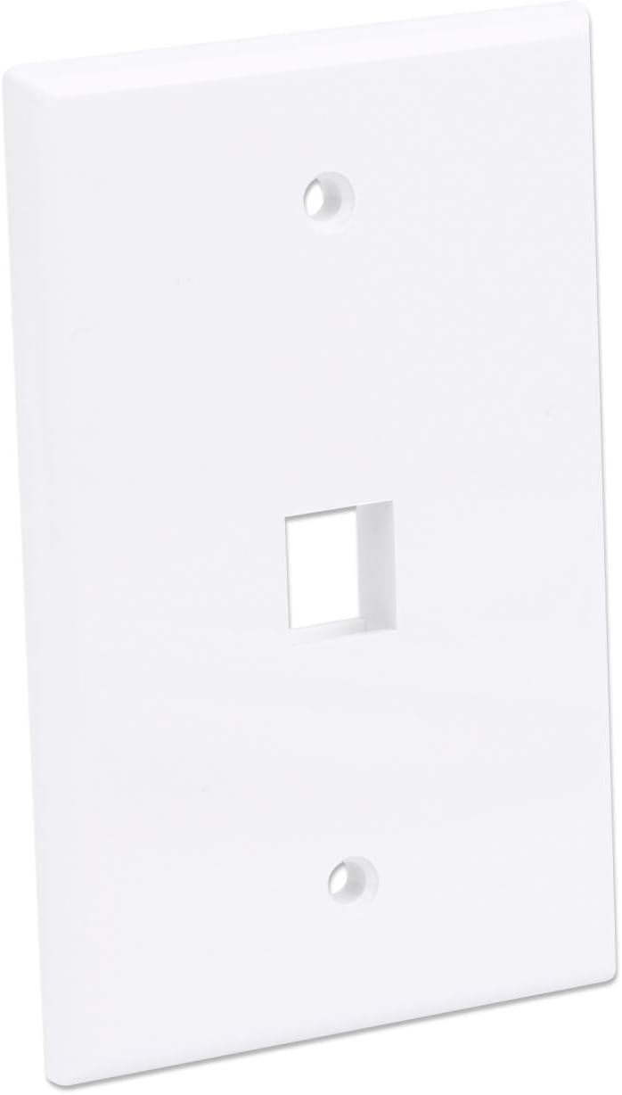 INTELLINET 1-Outlet Keystone Wall Plate