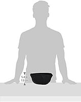 UVEX S493 Nylon Eyeglass Case, Black, Zipper