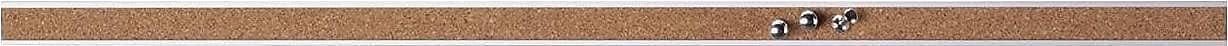 Lorell Cork Bulletin Bar, 48", Self-Sealing Strip, Aluminum (LLR49535)