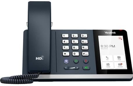 Yealink MP54-TEAMS-E2 - PoE - Android 13-4 inch (480 x 800) capacitive Touch Screen - Power Adapter NOT Included