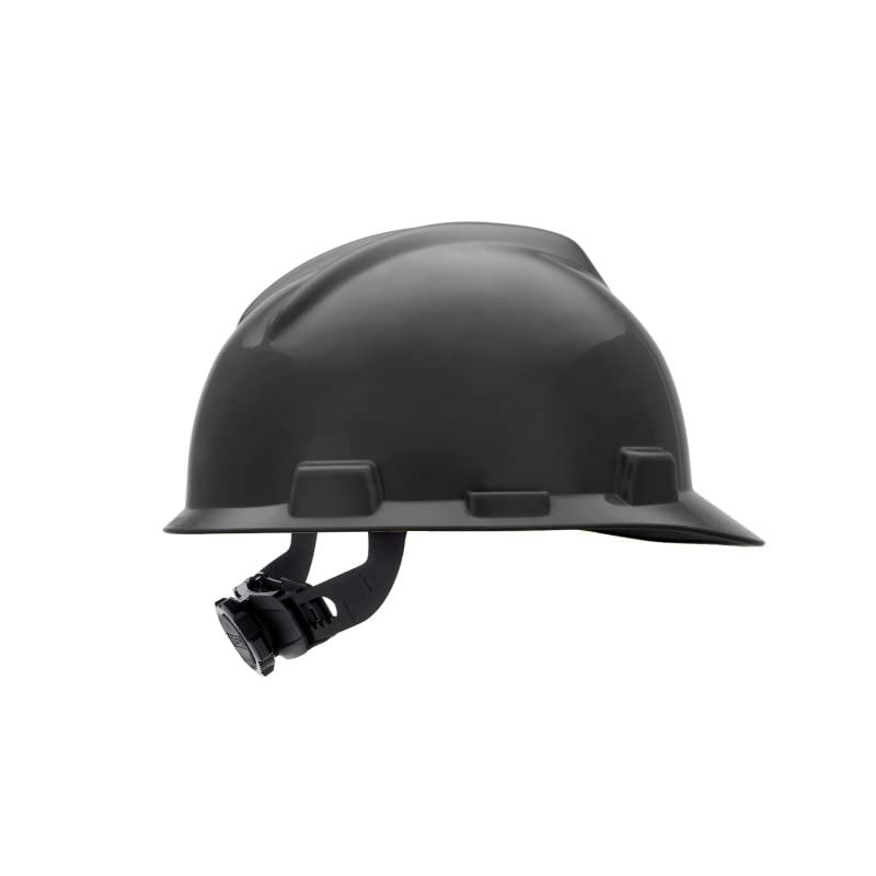 MSA 492559 V-Gard Cap Style Safety Hard Hat With Fas-Trac III Ratchet Suspension | Polyethylene Shell