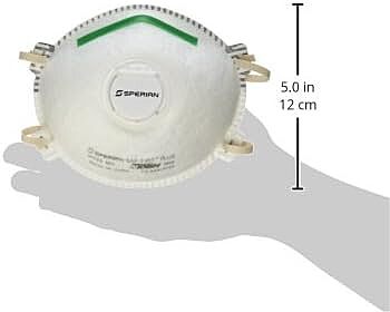 Honeywell NIOSH-Approved N95 Respirator Mask with Exhalation Valve for Airborne Particulates (RWS-54006)