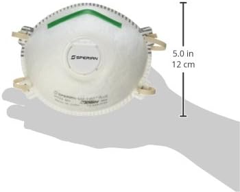 Honeywell NIOSH-Approved N95 Respirator Mask with Exhalation Valve for Airborne Particulates (RWS-54006)