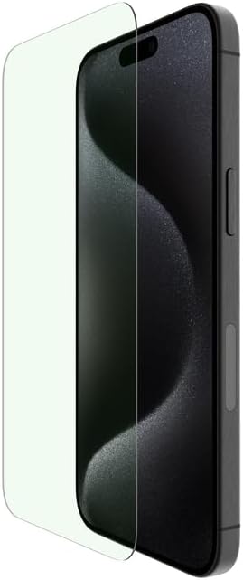 Belkin ScreenForce UltraGlass 2 Blue Light Filter Screen Protector for iPhone 15