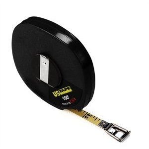 US Tape 58625 Contractor ABS Closed Reel 3/8" x 100'; 8ths; black case