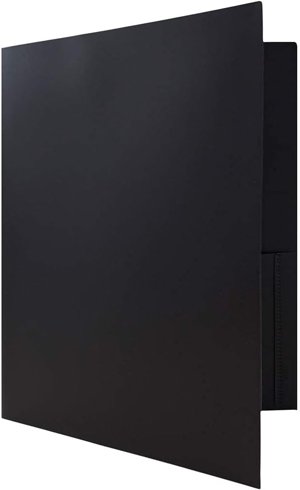 JAM Paper Plastic 2-Pocket POP Folders