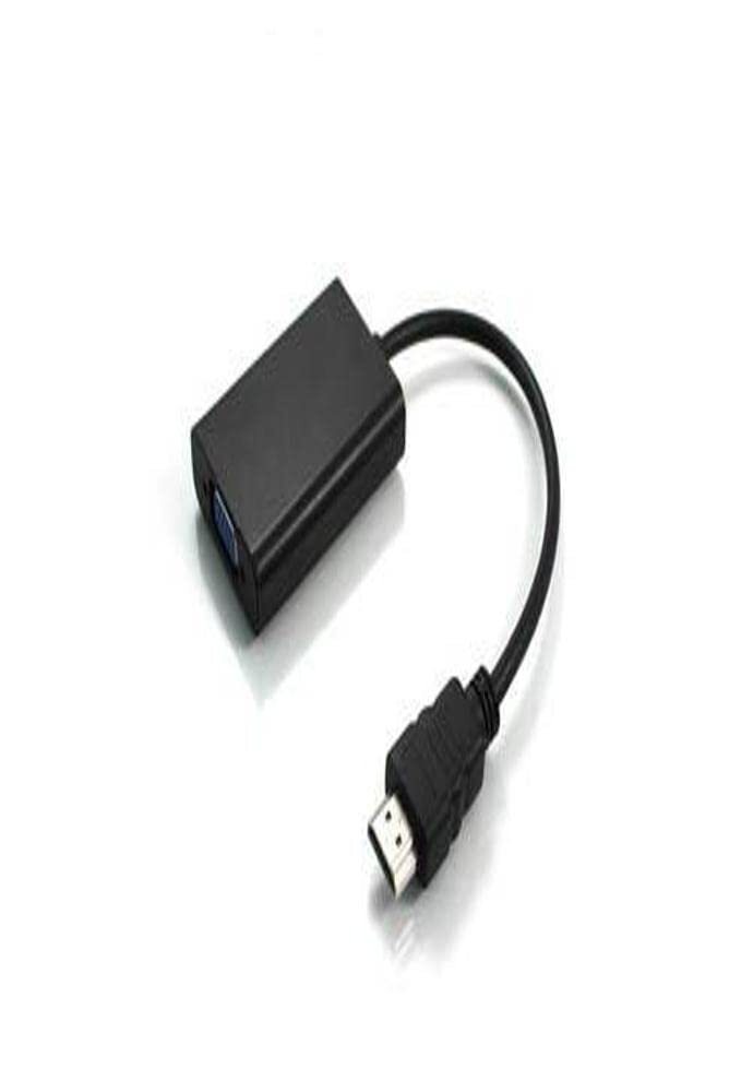 AddOn 8in HDMI to VGA Adapter Cable - Video converter - HDMI - VGA - black, HDMI2VGA
