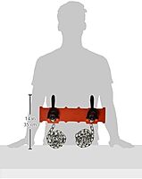 RIDGID 40220 461 Straight Pipe Welding Vise, 1/2-inch to 8-inch Pipe Welding Clamp,Red,Small