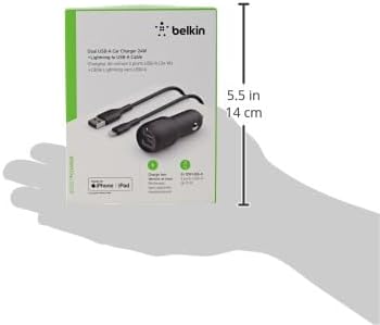 Belkin BOOSTCHARGE 24W Dual USB-A Car Charger