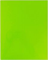 JAM PAPER Laminated Two-Pocket Glossy Presentation Folders - Letter Size