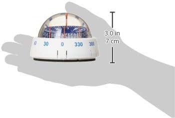 Ritchie Navigation XP-98W X-Port Tactician Surface Mount Compass, White with Blue Dial