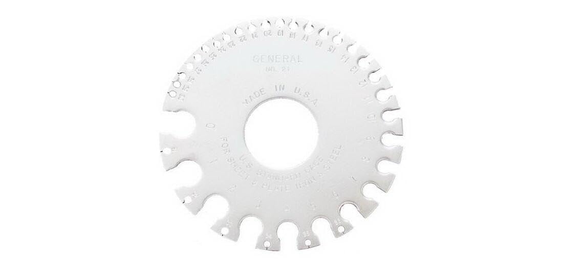 General Tools 21 US Standard Sheet Metal Round Gage