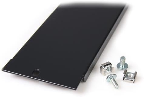 StarTech.com Rack Blanking Panel for 19in Server Racks - Steel - Black