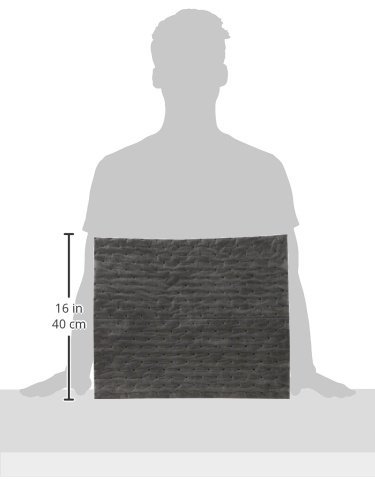 Brady SPC UXT200 15" x 19" Light Weight Multi-Purpose Absorbent Pads with Low Linting Durable Spunbond Cover - 200 ct