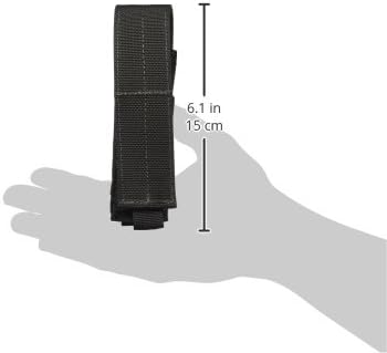 Maxpedition Gear 5-Inch Flashlight Sheath, Black, Model: 1431B